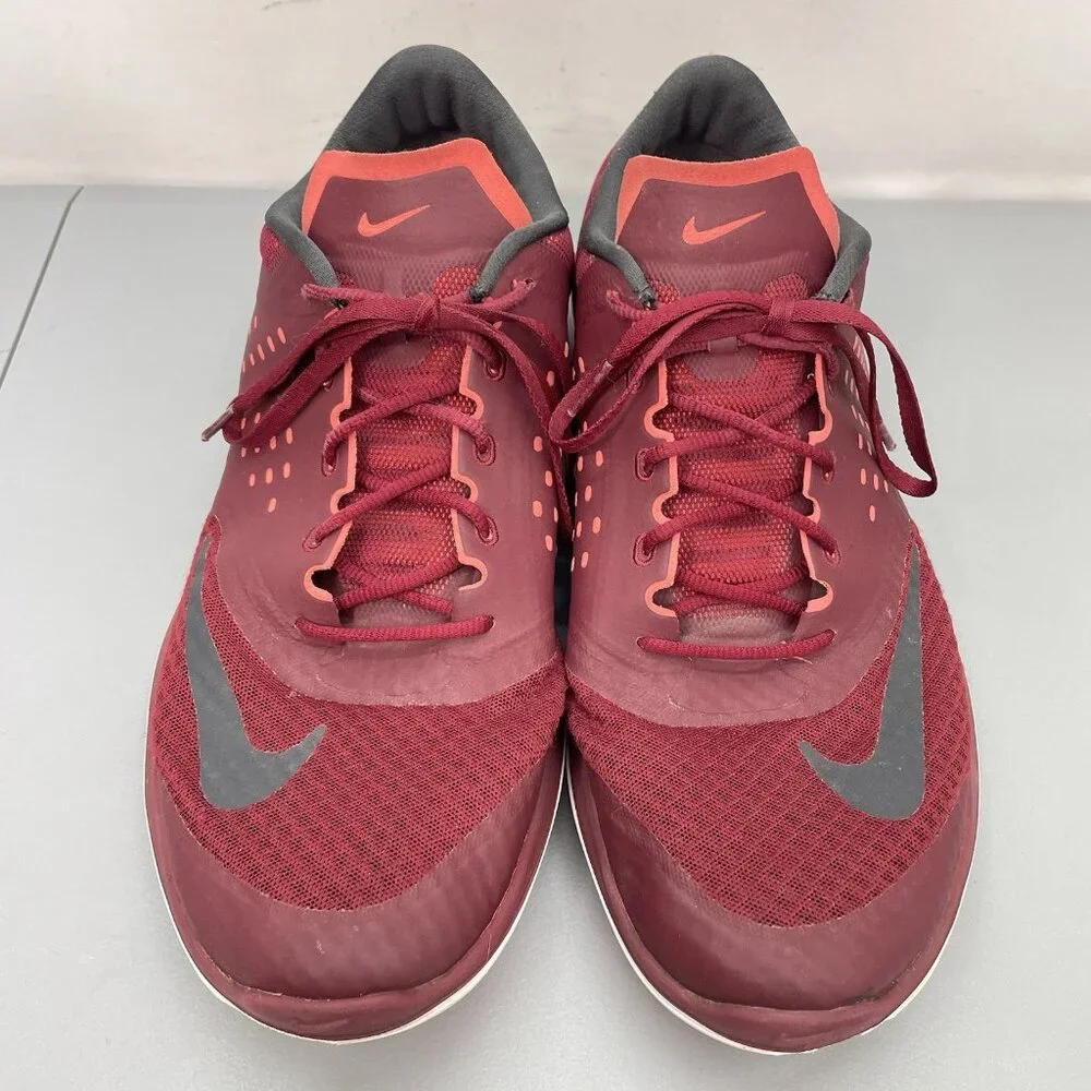 Nike FS Lite‎ Run 2 Sneakers Shoes Running Training Athletic Red Mens 13